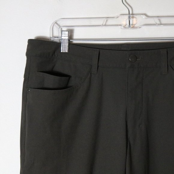 Lululemon Mens ABC Pants 33x32 Gray Warpstreme Pants Chino Stretch Work - Picture 3 of 9